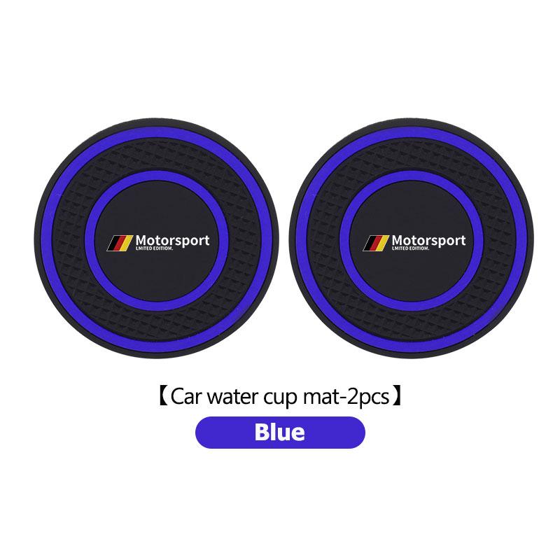 For BMW 2pcs Car Silicone Coaster Water Cup Anti-slip Pad Accessories X1 X3 X5 E39 E46 E90 F20 E60 F30 E36 F10 E87 E70 E91
