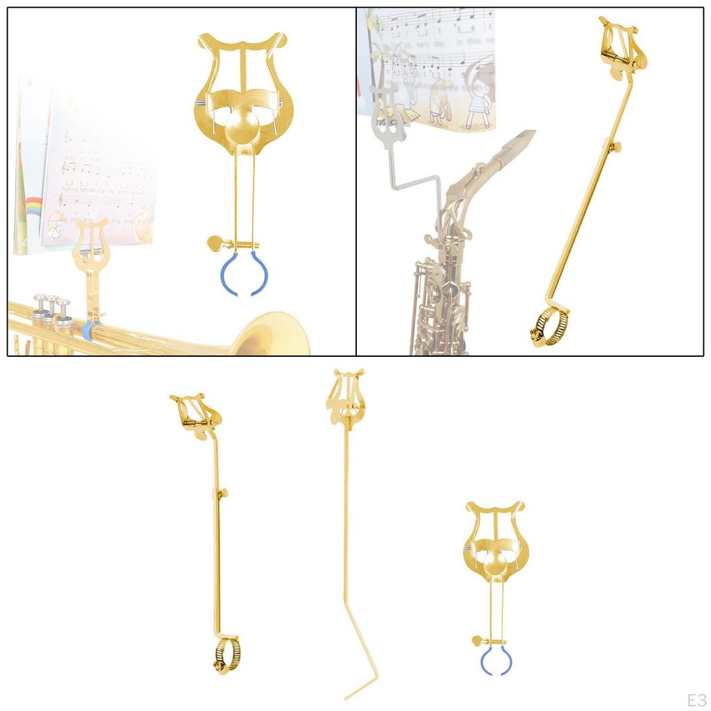 Зажим для лиры кларнета для нот, держатель для маршировки