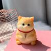 Cute Chubby Cat Orange Cat Siamese Cat Plush Soft Squishy Girl Child Birthday Gift Fidget Soft Toy Pet Ornament