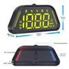 Универсальный автомобильный проекционный дисплей (HUD) с GPS BeiDou, высотой, датой и цветным спидометром