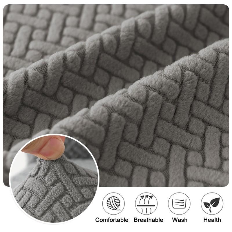 Elastic Bar Stool Cover Small Size Short Back Stretch Slipcover For Dining Room Kitchen Anti Slip Seat Protector