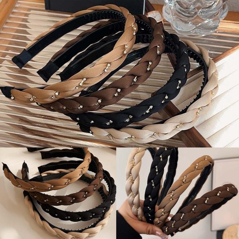 Усыпанные стразами, ручной работы, стразовые повязки на голову, обруч для волос для маскарадов