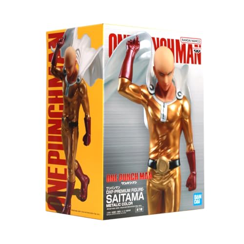 BANPRESTO One-Punch Man Сайтама Металлический цвет Bandai Spirits DXF Премиум фигурка