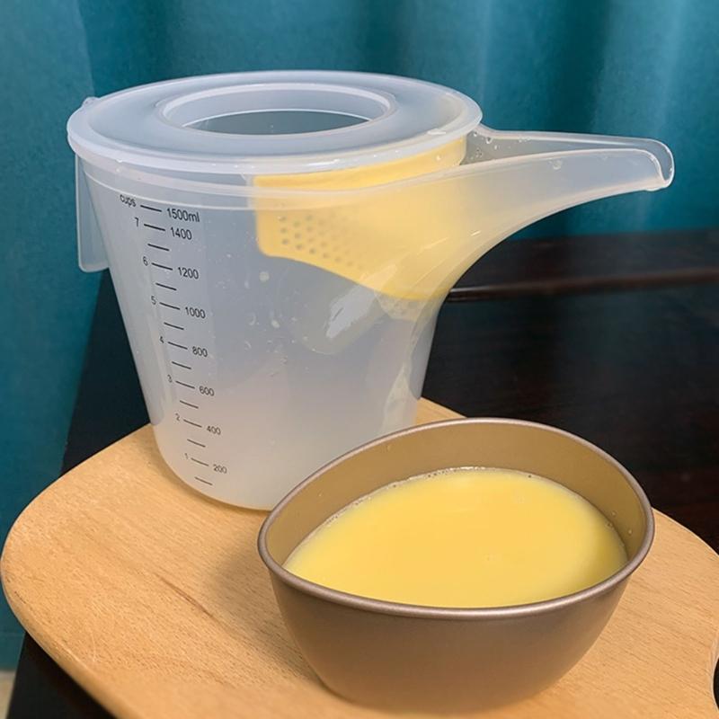 Пластиковый мерный кувшин, мерный стакан с крышкой от брызг, мерный стакан для смешивания для кухни, выпечки, ландшафтного дизайна, полива