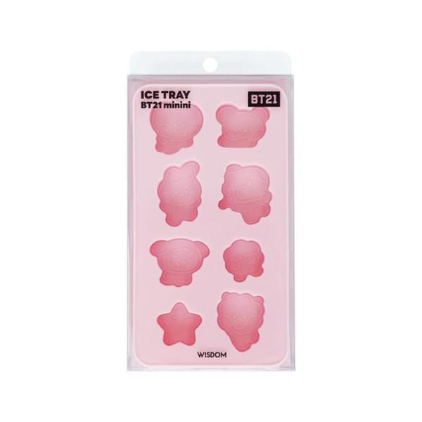 LINE FRIENDS BT21 Mini Pink Silicon Ice Tray Ice State