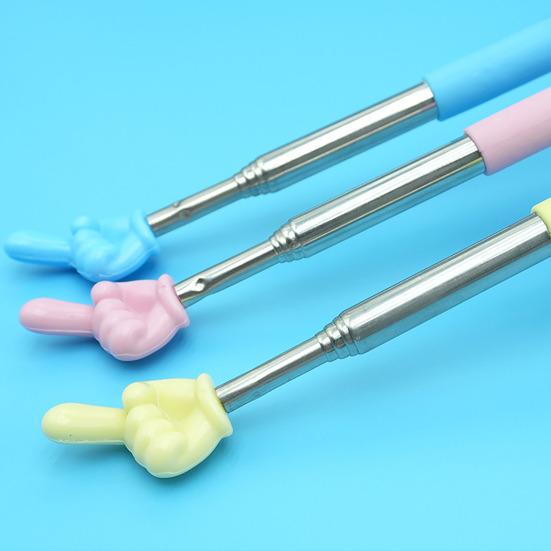 5 Pcs Telescopic Teachers Pointer Extendable Finger Pointer Stick Retractable Classroom Pointer for School Classroom Reading Presentation