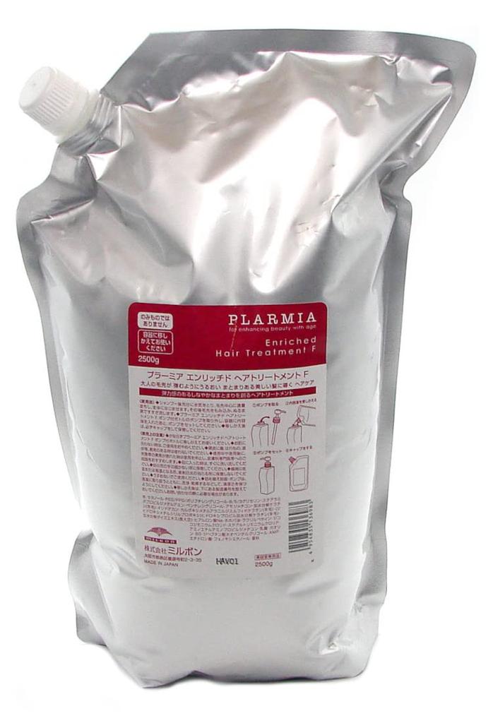 Milbon Plarmia Обогащенный уход F (2500г упаковка) Пополнение