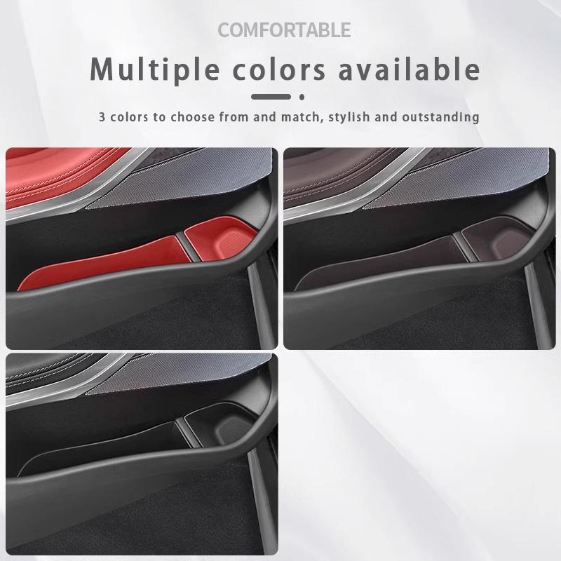 For BMW X5 G05 2019-2021 TPE Car Front Rear Door Side Storage Box Door Slot Organizer Tray Interior Organizer Accessories