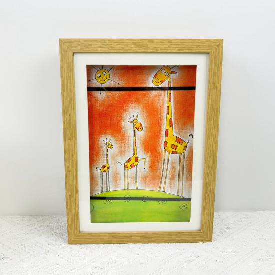 Magnetic Kids Artwork Frame with Elastic Band Front Opening Living Room Gallery Wall Hanging Children Painting Drawing Art Photo Picture Display Frame