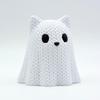 3D Печатная Фигурка Призрачного Кота Собаки Хэллоуин Милая Мини Статуэтка Украшение Для Дома Рабочего Стола Украшение для Вечеринки
