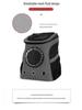 Breathable Double Shoulder Pet Backpack with Space Capsule Design