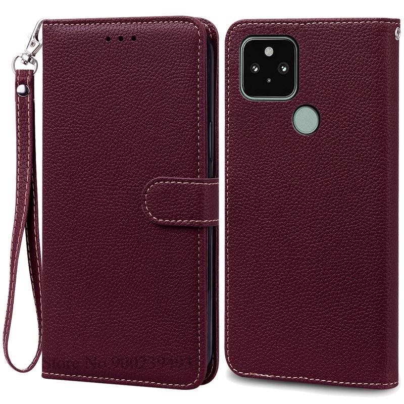 Чехол Pixel 5/Pixel 5A для Google Pixel 5, кожаный чехол-кошелек, чехол для Google Pixel 5A, мягкий силиконовый чехол-кошелек