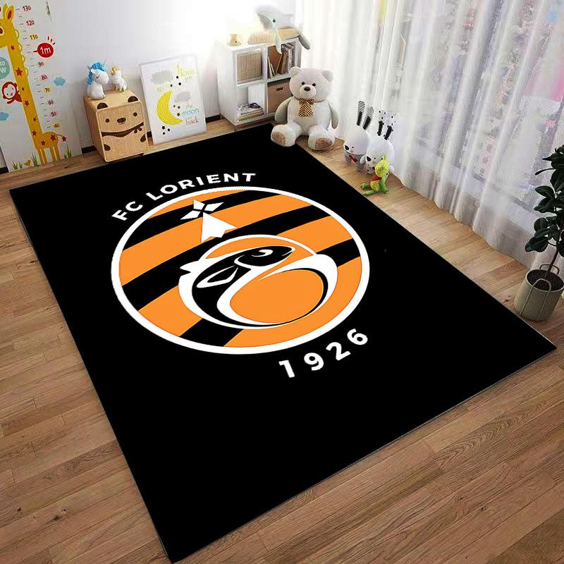 FC Lorient Logo Carpet suitable as a non-slip mat for the living room or bedroom sofa