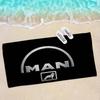 M-Man T-Truck Логотип Пляжное полотенце Цветные банные полотенца для девочки Микрофибра Быстросохнущее Без песка Пляж Йога Спа Тренажерный зал Бассейн