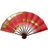 Танцевальный веер 9 см 5 минут Лак Adugata Tame Глубокая штриховка Золотая дымка на татаки 201-210 (красный)