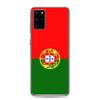 Coque Téléphone - Samsung - Galaxy S21 - Drapeau Portugal - Souple - Multicolore