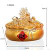 Китайская ваза с крышкой, изделия из смолы, скульптура для украшения дома, подарок мужчине