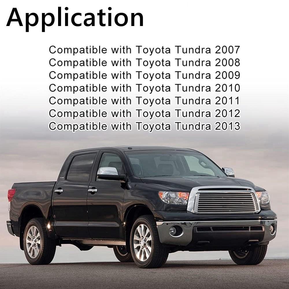 1 пара защитных накладок на задний бампер для Toyota Tundra 07-13, замена TO1196100/TO1197100 52163-0C040/52164-0C040