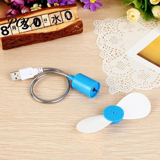 Портативный гибкий мини-охлаждающий вентилятор USB-блок питания для ПК, ноутбука, ноутбука