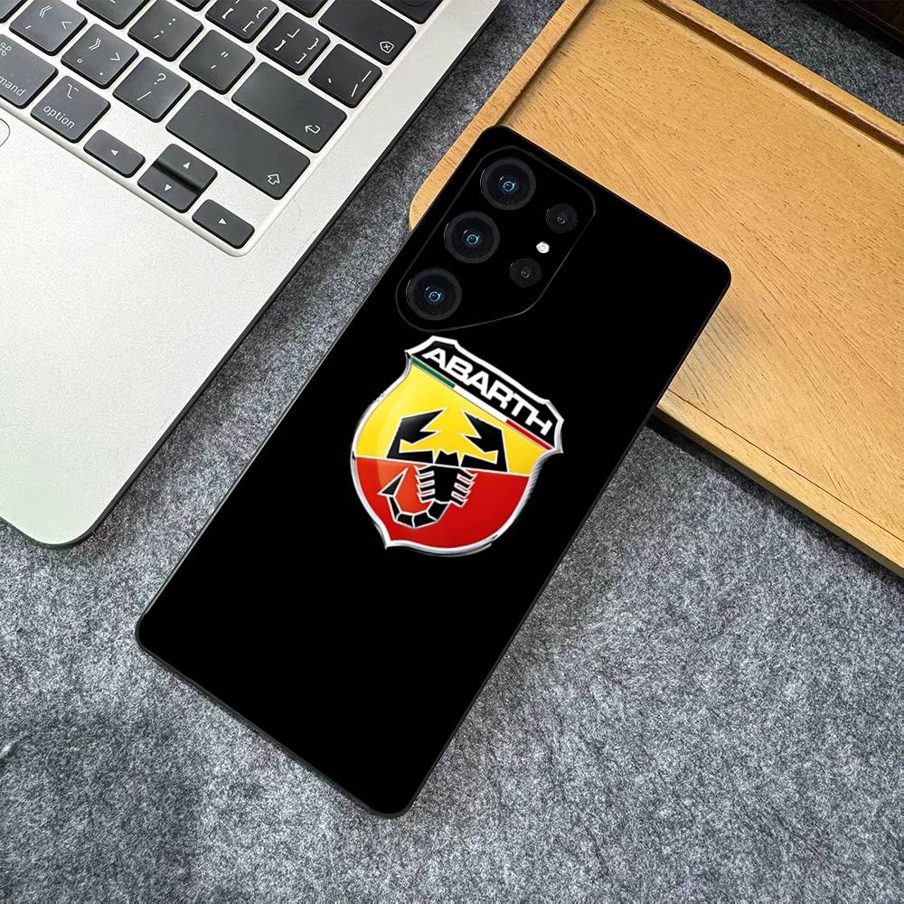 Италия Известный Автомобиль A-ABARTH Логотип Чехол для Телефона Для Samsung S 24 Fe 25 Ultra Plus 20 Lite 21 30 22 23 24 22 Ultra 5G Fundas