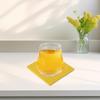 Non Slip Design Silicone Coaster Set Multi Purpose Silicone Coasters Square Cup Mat For Kitchen And Bar Accessories