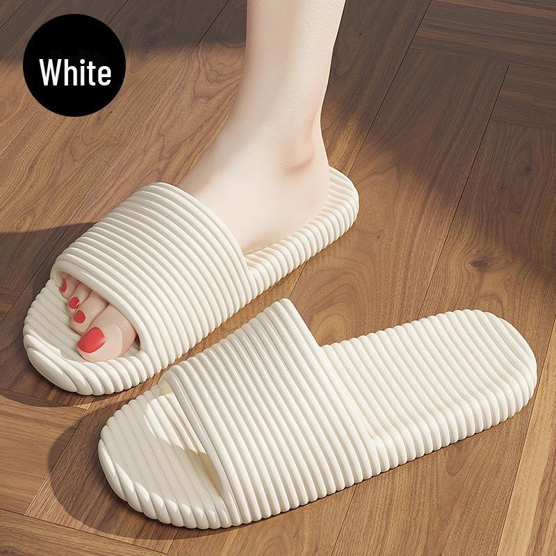 Удобные нескользящие домашние тапочки для мужчин и женщин - бесшумные летние сандалии с мягкой подошвой