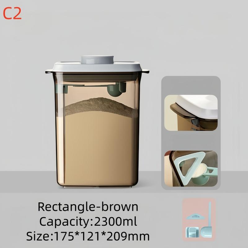 Kitchen storage box grain sealed jar pasta storage container moisture proof snack jar kitchen food jar pasta storage box