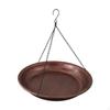 Hanging Bird Feeder Bath Multipurpose Waterer with Hook Food Bowl Feeding Plate for