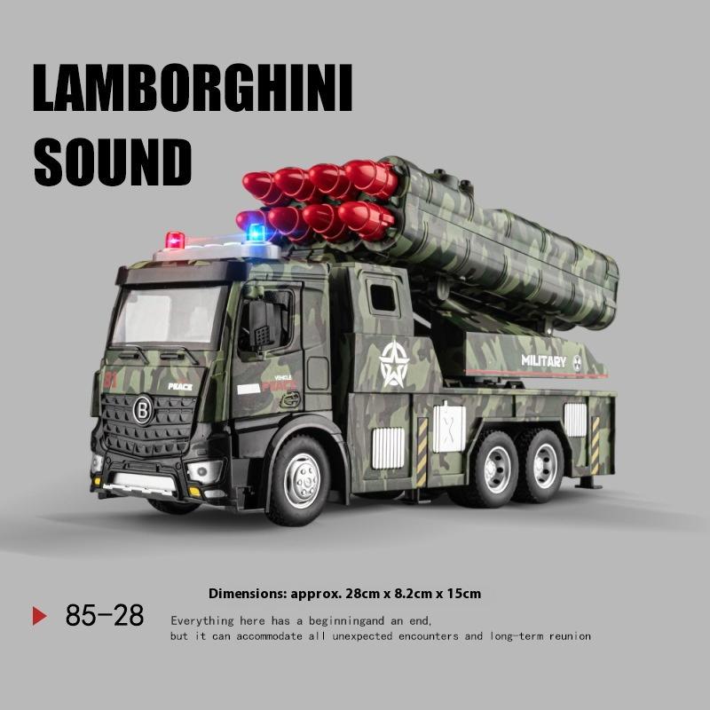 Alloy Truck Toys Children's Semi-Trailer Transporter Construction Vehicle Flat Trailer Model Car