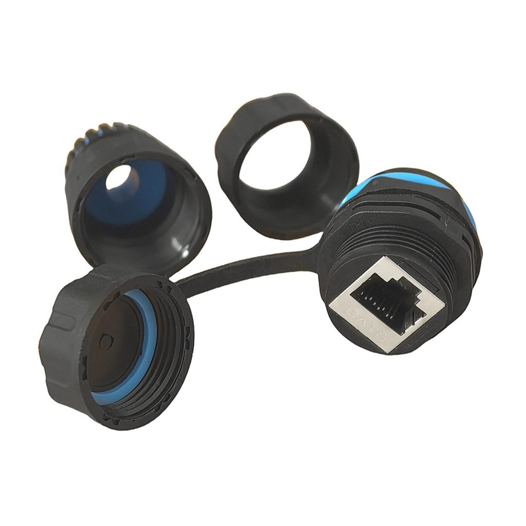 Quick Cat6 250MHz IP68 Level Shielded RJ45 Coupler M23 RJ45 Cat6 Connector For Outdoor Cameras And Electronic Equipment