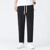 2025 New Summer Ice Silk Pants Thin Section Quick-drying Sports Pants Men's Loose Casual Straight Leg Sweat Pants