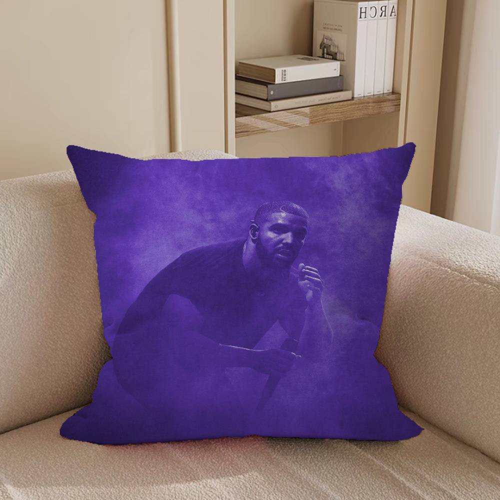 RAPPER Drake Cushion Cover Pillow Cover Decor Pillowcase Printed Cushion Case For Couch