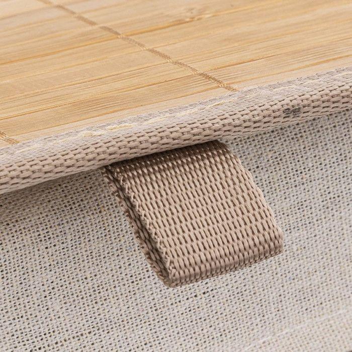 Panier à linge Bambou "Blackflora" ou "Palawan" 60 litres Atmosphéra - Blackflora