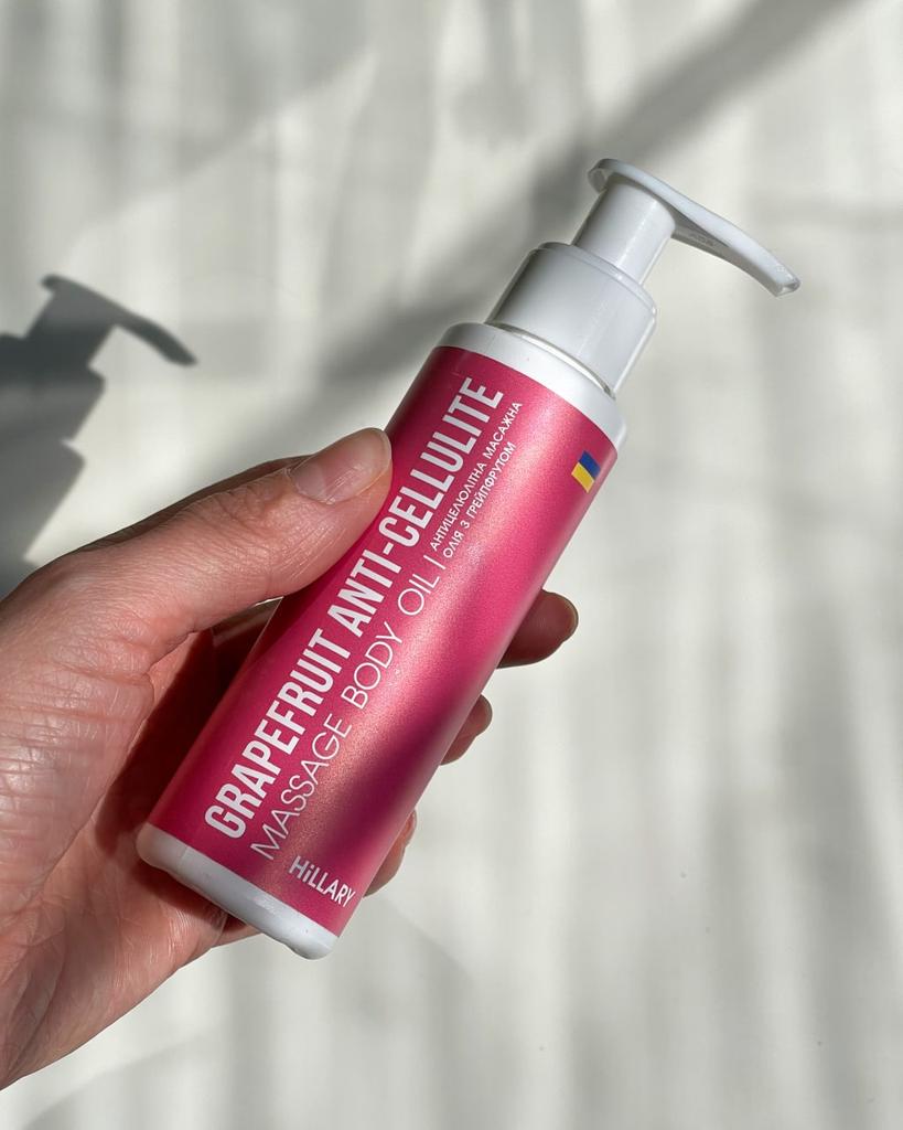 Massage Set for Face and Body with Grapefruit and Macadamia Oils