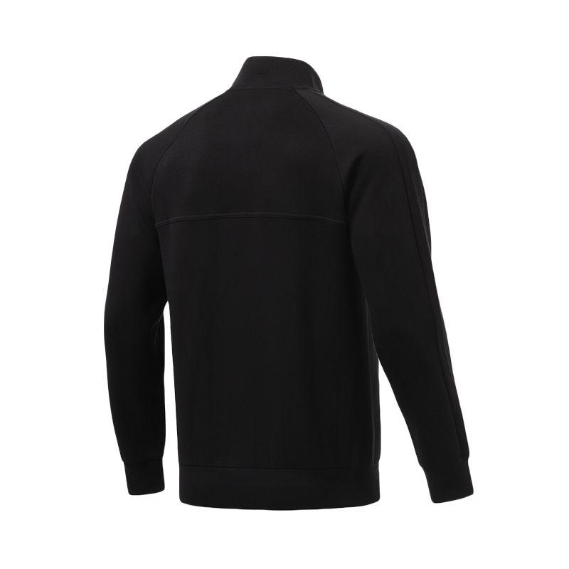 Модная спортивная толстовка Li Ning для фитнеса без капюшона, унисекс, AWDZ905-1