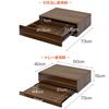 Ottostyle.jp Under-Microwave Sliding Table, Sliding Tray, Drawer, Microwave Stand, Microwave Rack, Kitchen Tray, Storage, Sliding Shelf, Appliance Sta