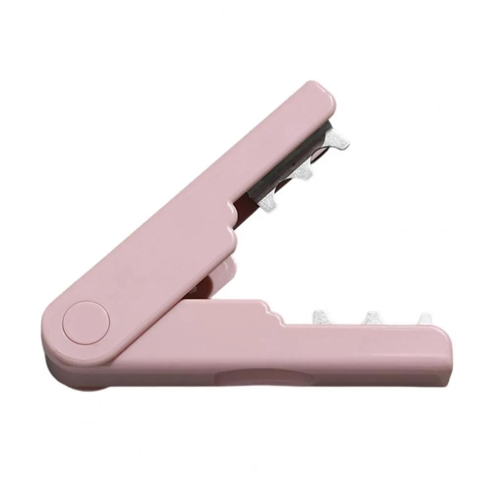 Auto Buckle Rose Thorn Stripper Pliers Finger Groove Flower Stem Leaf Cut Remover Gardening Supplies Home Accessories