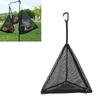 Black Outdoor Hanging Storage Net With Hook Triangular Hanging Bag  Tableware Storage