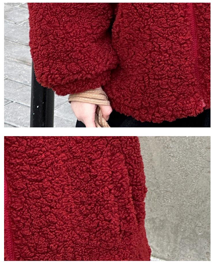 Девичья стеганая куртка из овечьей шерсти - Осень/Зима 2025, Модная и утепленная для детей среднего и старшего возраста