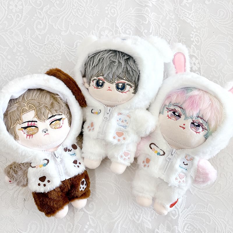 [Плюшевая одежда][Для 20-сантиметровых плюшевых игрушек] Пушистый плюшевый костюм [Комплект худи и брюк] Собака g.triger G-Trigger Oshi-Nui (Плюшевая игрушка) [Продукт]