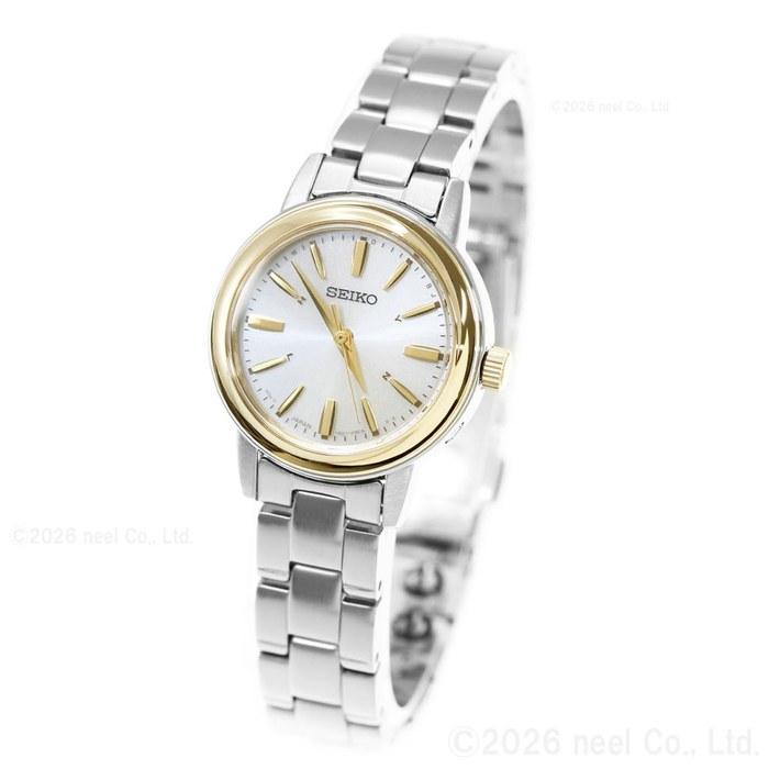 Часы Seiko Seiko Selection Женские Солар Радиочасы SSDY020 Серебристый и Желтое Золото/Светлое Золото