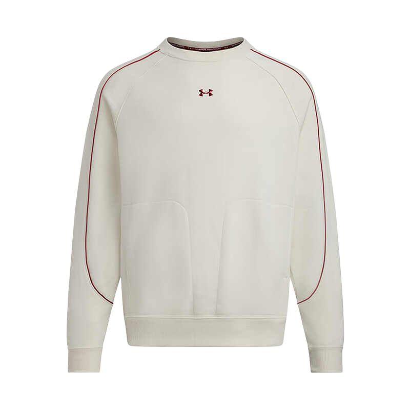 Under Armour Повседневная спортивная серия Модная простая толстовка с круглым вырезом и длинными рукавами для мужчин Rock 6006006-279