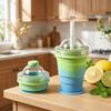 Food Grade 2-in-1 Ice Mold Cup Leak-proof Portable Travel Tumbler Collapsible Silicone Cup  Camping