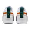 Puma Женские низкие повседневные кроссовки Mayze Pierced Бело-оранжево-зеленые 386582-02