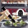 Wine Stopper Vacuum Sealed Storage 2 Piece Push Button Design Leak Proof for Kitchen Home Bar Accessories