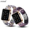 Ремешок из смолы для Apple Watch ремешок 44 мм 40 мм iWatch ремешок 42 мм 38 мм браслет с пряжкой из нержавеющей стали Apple Watch series 3 4 5 se 6