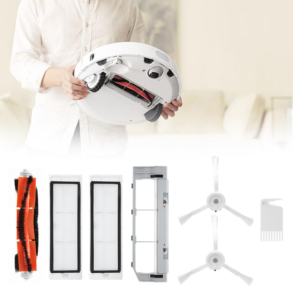 7 шт./компл. комплект сменных фильтров для основной щетки, подходит для робота-пылесоса Xiaomi MIJIA