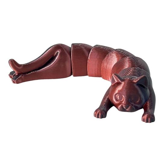 Yousheng 3D печатная фигурка кошки подвижные суставы фигурка котенка шарнирная модель животного снятие стресса игрушка-фиджет настольное украшение орнамент