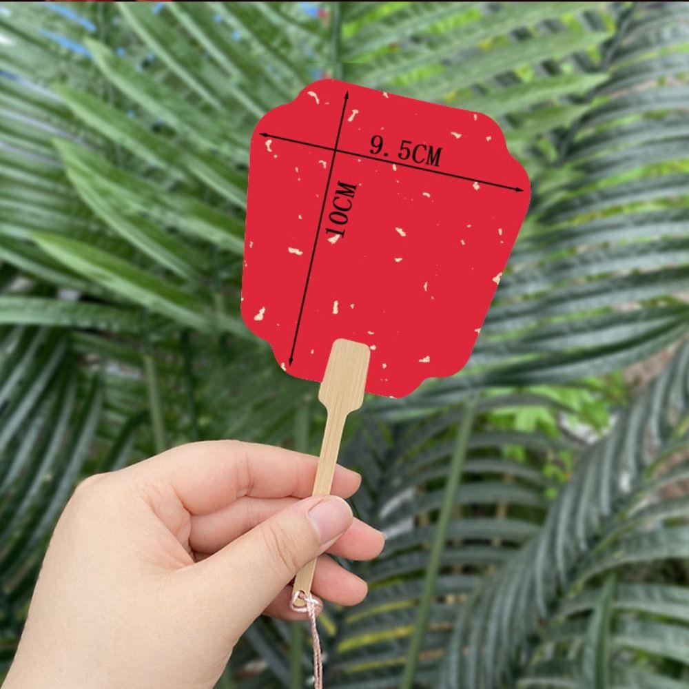 Мини-групповой веер Xuan бумажный веер двухсторонний пустой маленький веер расписанный вручную креативный веер DIY лакированный веер ручной веер рукоделие