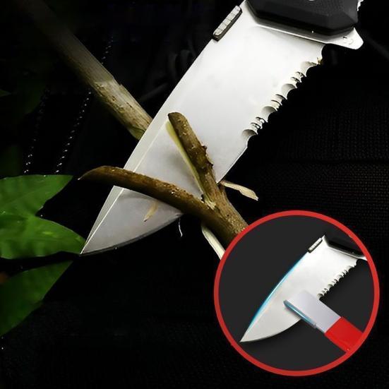 Двусторонний точильный камень для ножей, точильный камень, уличный инструмент, точилка для лезвий, карманный точильный камень для сучкорезов, садовых ножниц, рыболовных крючков